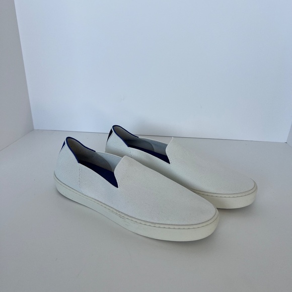 Rothy's The Original Slip On Sneaker size 11 in Bright White - Picture 3 of 13